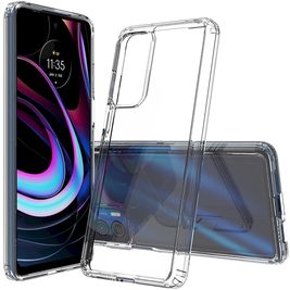 Mobigear Crystal Coque Transparente Motorola Edge (2021) Coque arrière Rigide - Transparent