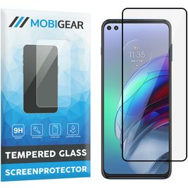 Mobigear Premium Motorola Moto G100 Verre trempé Protection d'écran - Compatible Coque - Noir