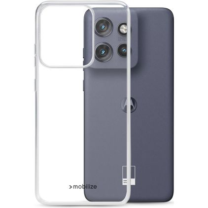 Mobilize Gelly Transparent Motorola Edge 50 Neo TPU souple Coque arrière - Transparent
