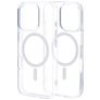 Mobiparts Hardcover Coque Transparente iPhone 16 Pro MagSafe Coque arrière Rigide - Transparent