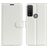 Mobigear Classic Housse TCL 20 R 5G Etui Porte-Monnaie - Blanc