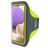 Mobiparts Comfort Fit Brassard Téléphone Samsung Galaxy A32 5G Brassard Coque de Sport en Neoprène - Neon Green