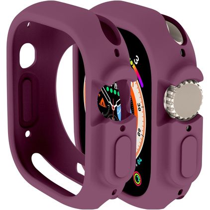 Mobigear Colors Coque Apple Watch Ultra - 49 mm Coque Rigide - Violet