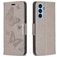 Mobigear Butterfly Samsung Galaxy A54 Étui Portefeuille - Gris
