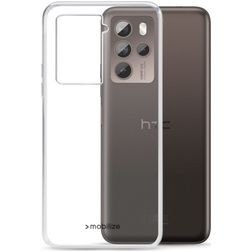 Mobilize Gelly Coque Transparente HTC U23 Pro Coque arrière en TPU Souple - Transparent