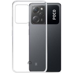 Mobilize Gelly Coque Transparente POCO X5 Pro Coque arrière en TPU Souple - Transparent