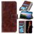 Mobigear Basic Housse HTC Desire 22 Pro Etui Porte-Monnaie - Marron