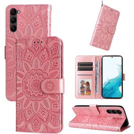 Mobigear Sunflower Housse Samsung Galaxy S23 Etui Porte-Monnaie - Rose