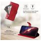 Mobigear Zipper Housse iPhone Air Etui Porte-Monnaie - Rouge