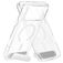 Mobiparts Hardcover Coque Transparente iPhone 18 Pro Max MagSafe Coque arrière Rigide avec Support Amovible - Transparent