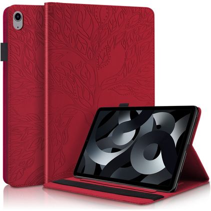 Mobigear Tree Coque iPad 10 (2022) Etui + Porte-crayon - Rouge
