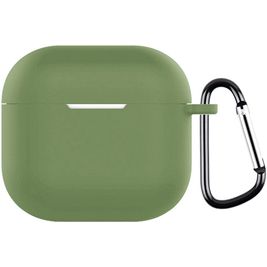 Mobigear Colors Coque Apple AirPods 4 Coque en Silicone Souple - Vert Mobigear Colors Coque Apple AirPods 4 Coque en Silicone Souple - Vert