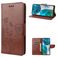 Mobigear Flowers Housse Motorola Moto G82 Etui Porte-Monnaie - Marron