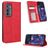 Mobigear Sensation Housse Motorola Edge (2022) Etui Porte-Monnaie - Rouge