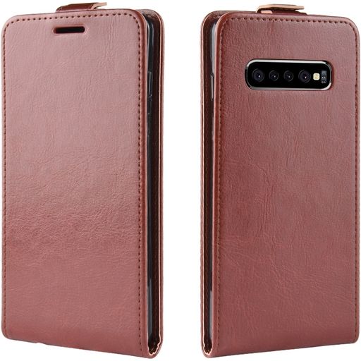 Mobigear Samsung Galaxy S10 Plus Étui à rabat - Marron