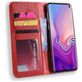 Mobigear Sensation Housse Samsung Galaxy S10e Etui Porte-Monnaie - Rouge