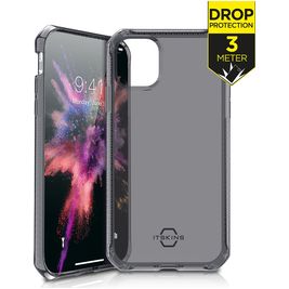 ITSkins SpectrumClear Coque iPhone 11 Coque arrière en TPU Souple Anti-Chocs - Smoke