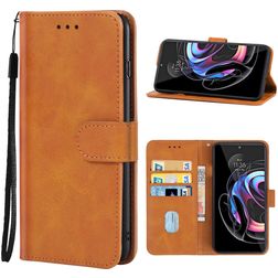 Mobigear Wallet 3 Housse Motorola Edge 30 Ultra Etui Porte-Monnaie - Marron