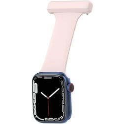 Mobigear Clip Bracelet pour infirmière Apple Watch Épingle - 49/46/45/44 mm - Rose pastel