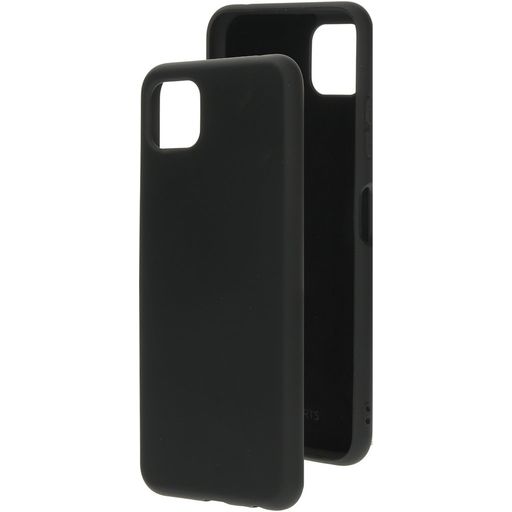 Mobiparts Coque Samsung Galaxy A22 5G Coque arrière en Silicone - Noir