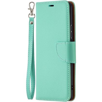 Mobigear Excellent Xiaomi Redmi Note 10 Pro Étui Portefeuille - Turquoise