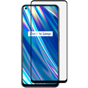 Mobigear Premium Realme 8 5G Verre trempé Protection d'écran - Compatible Coque - Noir