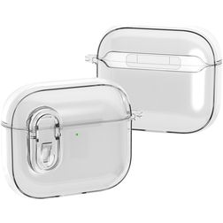 Mobigear Crystal Clip Coque rigide pour Apple AirPods 4 - Transparent