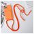 Mobigear Lanyard Card iPhone 15 Pro Max Coque avec cordon en Silicone et Porte-Cartes - Orange