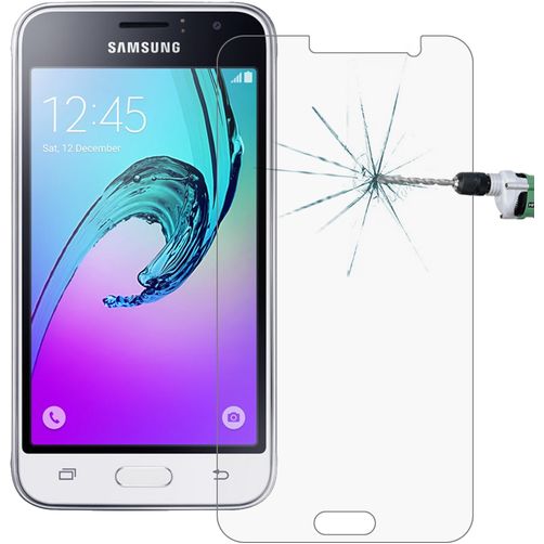 Mobigear Samsung Galaxy J1 (2016) Verre trempé Protection d'écran - Compatible coque