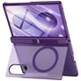Mobigear Kickstand Coque Samsung Galaxy Z Fold 8 MagSafe Coque arrière Rigide Anti-Chocs avec Support Amovible - Violet