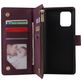 Mobigear Zipper Housse Samsung Galaxy S10 Lite Etui Porte-Monnaie - Rouge