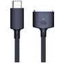 Mobigear Nylon Braided - Câble USB-C vers Apple MagSafe 3 2 mètres - Bleu
