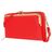 Antonio Fonzo Crossbody Clutch Snap Sac Téléphone - Large - Rouge