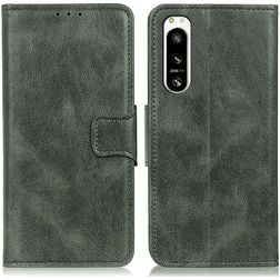 Mobigear Classy Housse Sony Xperia 5 IV Etui Porte-Monnaie - Vert