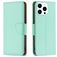 Mobigear Excellent Housse iPhone 16 Pro Etui Porte-Monnaie - Vert