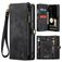 CaseMe 008 Housse Google Pixel 9a Etui avec Coque Détachable Porte-Monnaie - Noir