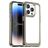 Mobigear Crystal Coque iPhone 15 Pro Max Coque arrière Rigide - Transparent / Gris
