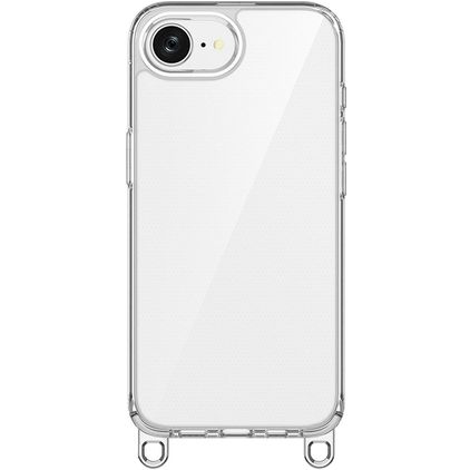Mobigear Bungy iPhone 16e Plastique rigide Coque arrière - Argent