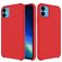 Mobigear Rubber Touch Coque iPhone 11 Coque arrière en Silicone - Rouge