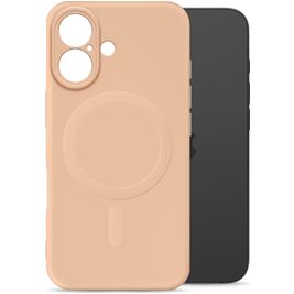 My Style Protective Flex Coque iPhone 16 MagSafe Coque arrière en TPU Souple - Soft Pink