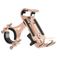 Mobigear Alloy Fixing Support Vélo / Moto Guidon Pince Universel - Or
