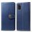 Mobigear Snap Button Housse Samsung Galaxy A41 Etui Porte-Monnaie - Bleu