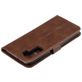 Mobigear Zipper Housse Huawei P40 Lite 5G Etui Porte-Monnaie - Marron