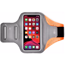 Mobigear Easy Fit Brassard Téléphone OPPO A53s Brassard Coque de Sport en Neoprène - Orange
