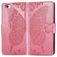 Mobigear Butterfly Housse iPhone 17e Etui Porte-Monnaie - Rose
