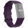 Mobigear Cross Bracelet Silicone Fitbit Charge 3 Fermeture boucle ardillon - Bordeaux
