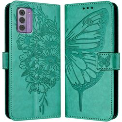Mobigear Butterfly Housse Nokia G42 Etui Porte-Monnaie - Vert