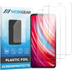Mobigear Xiaomi Redmi Note 8 Protection d'écran Film - Compatible coque (Lot de 3)
