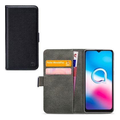Mobilize Classic Gelly Wallet Alcatel 3X (2020) Étui Portefeuille - Noir