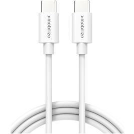 Mobilize - Câble USB-C vers USB-C 1 mètre - Blanc